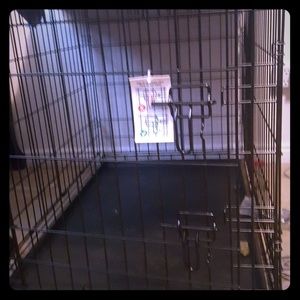 A dog crate
